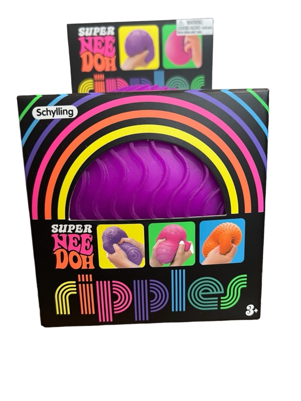*SUPER RARE* NEEDOH  NeeDoh Ripples XL Purple Giant Sensory Squishy
